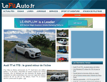 Tablet Screenshot of lefilauto.fr